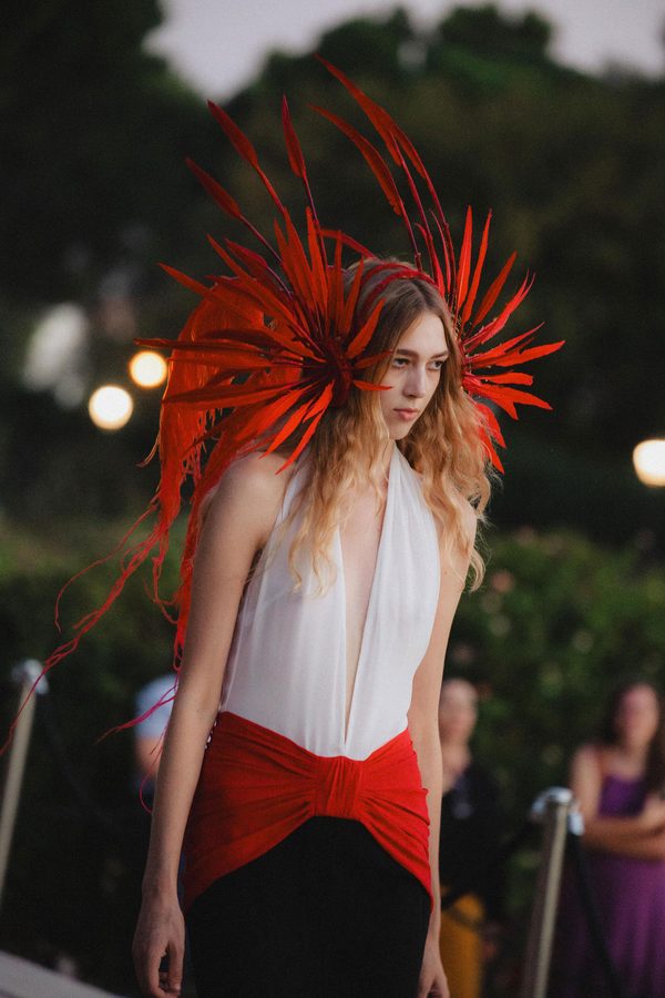 desfile Arcadia de Palomo Spain primavera verano 2027 en Mercedes-Benz Fashion Week Madrid