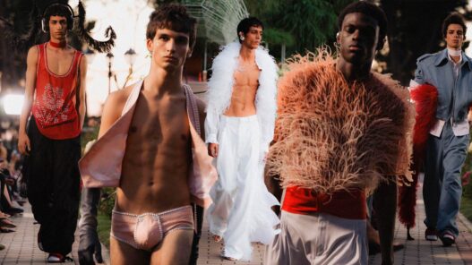 desfile Arcadia de Palomo Spain primavera verano 2027 en Mercedes-Benz Fashion Week Madrid