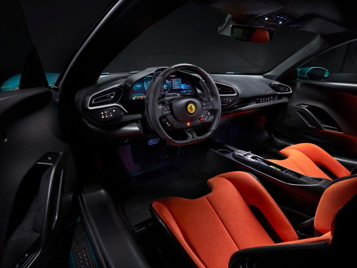 Foto interior del Ferrari 296 Speciale