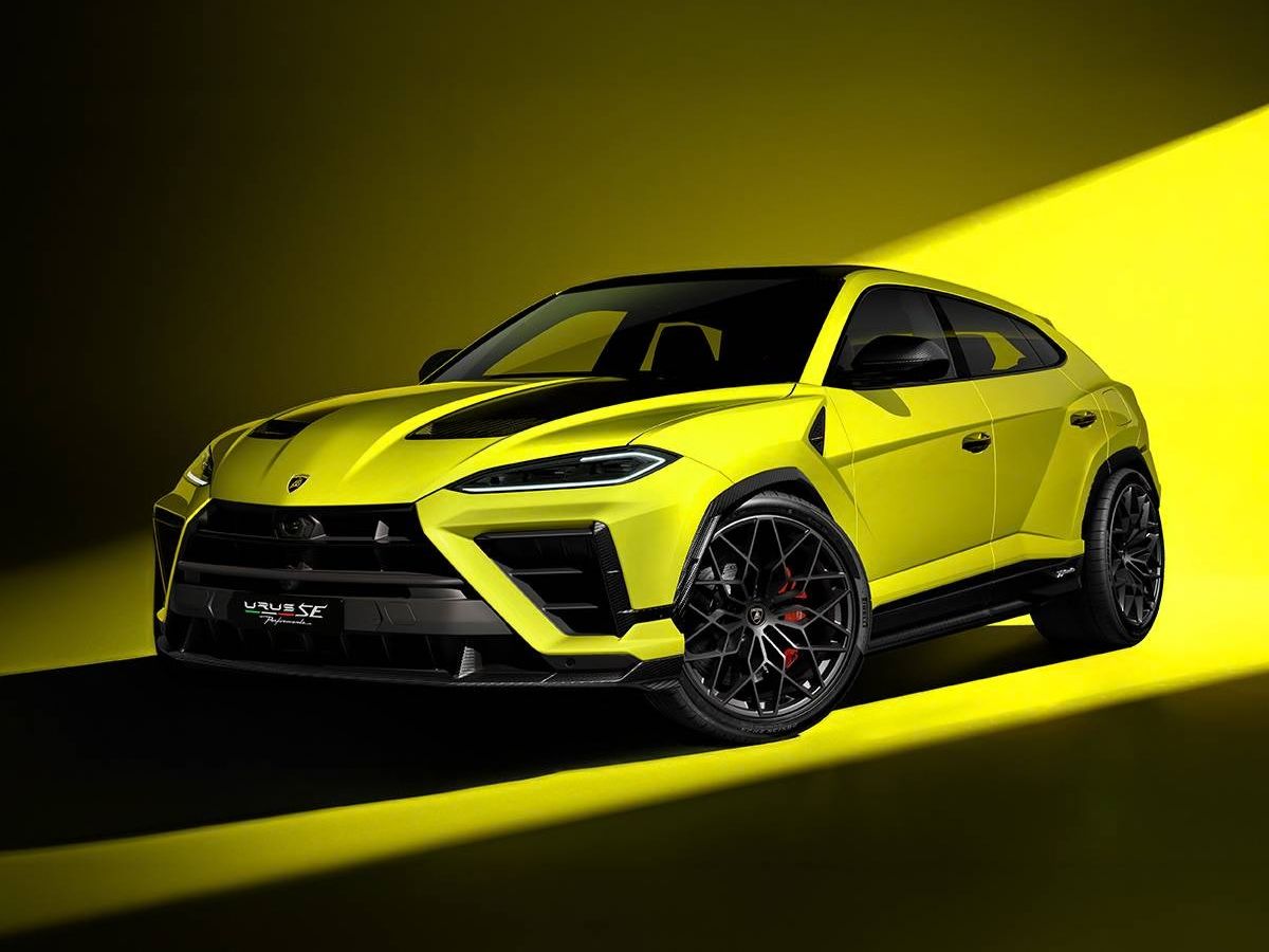 Foto de estudio del Lamborguini Urus Performante SE