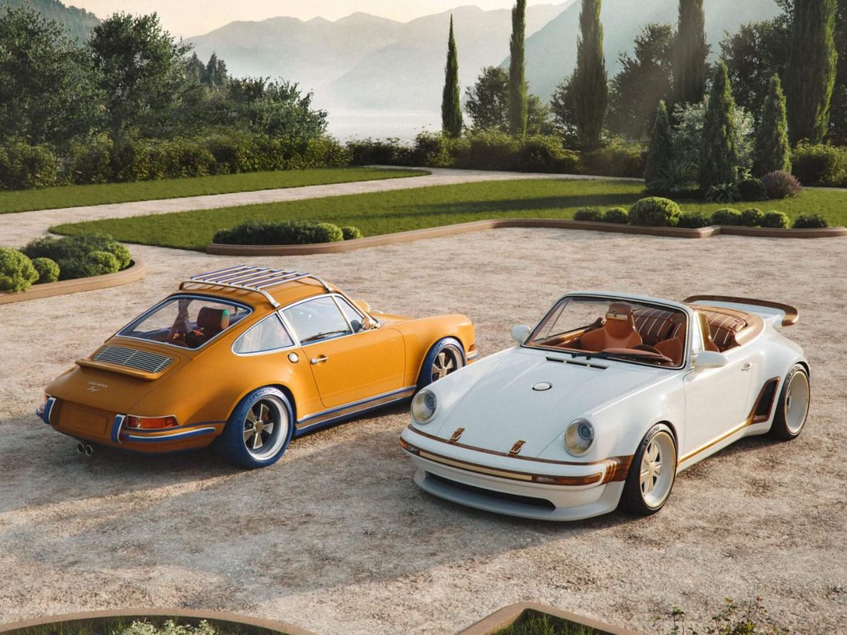 Pareja de Porsche 911 en una maison francesa