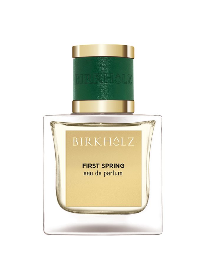 perfume verde de hombre First Spring, de Birkholz