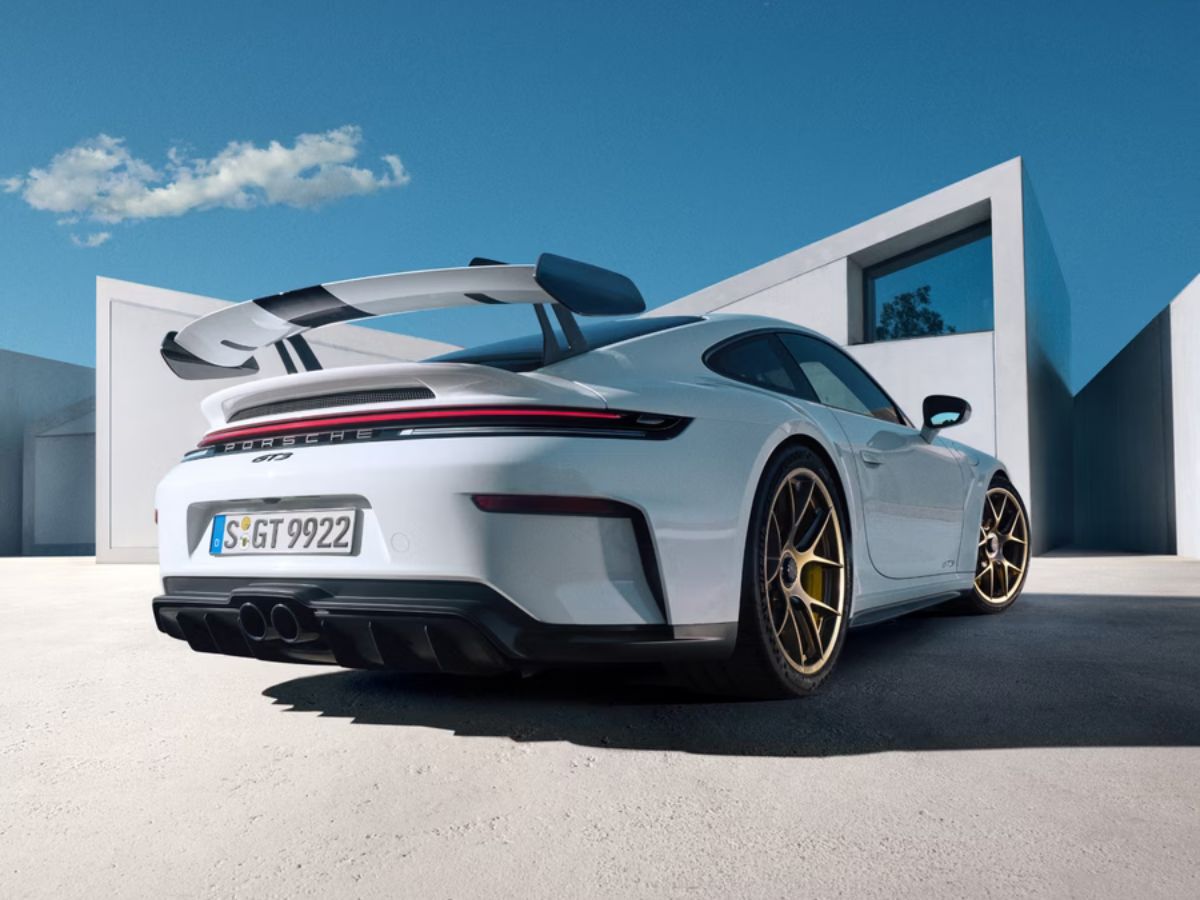 Vista trasera del Porsche 911 GT3