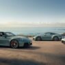 Foto de los tres modelos 911 de Porsche