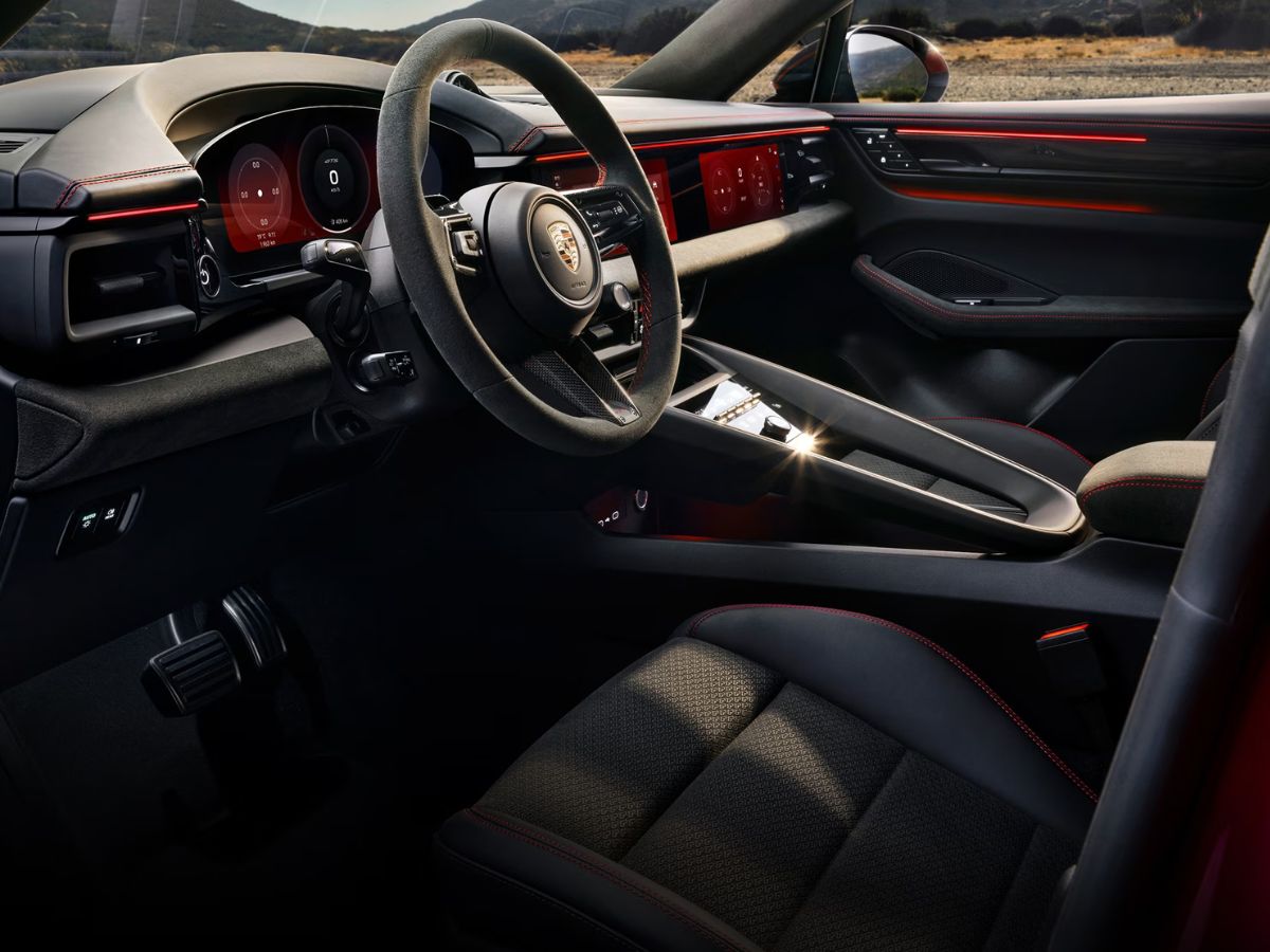 Habitáculo del Porsche Macan Eléctrico