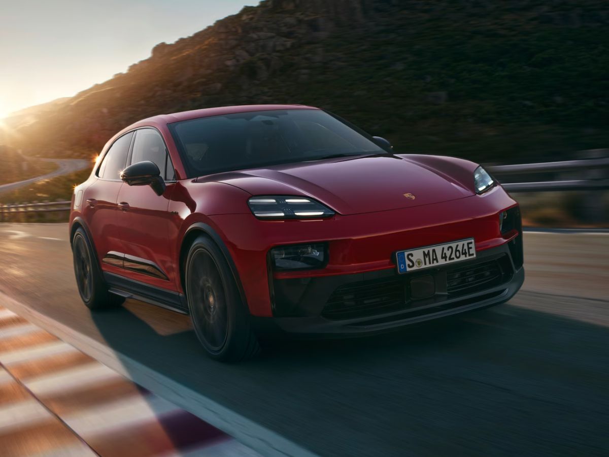 Porsche Macan 100% eléctrico rodando en pista