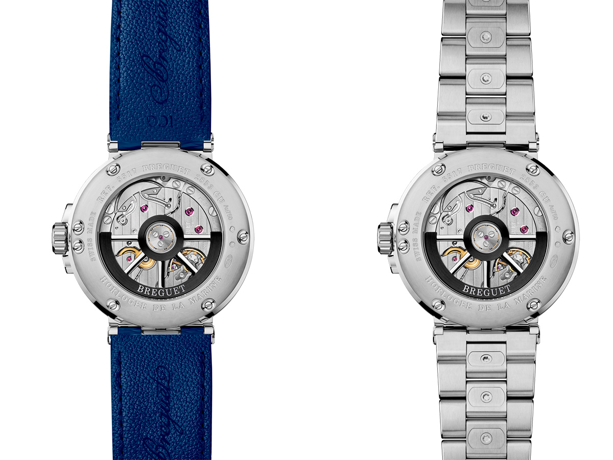 trasera relojes Breguet Marine 5517 y 5527