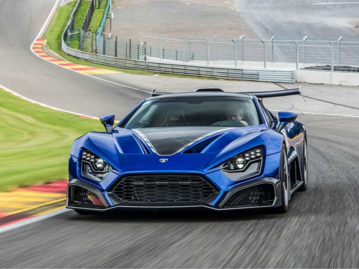 Coche Zenvo TSR-S en el circuito de Spa