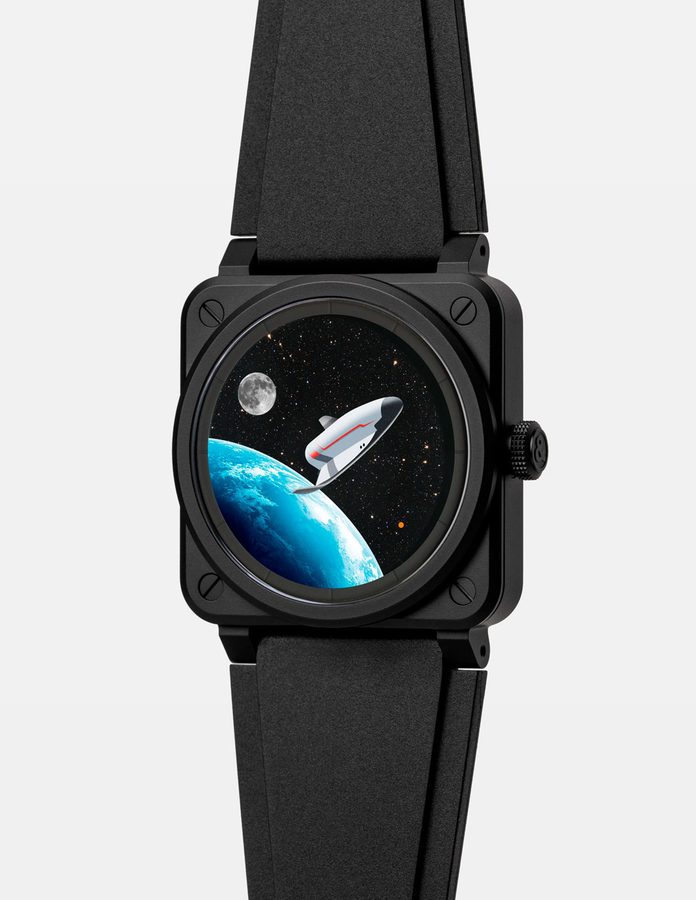 Vista general del reloj Bell & Ross BR-03 Space Mission