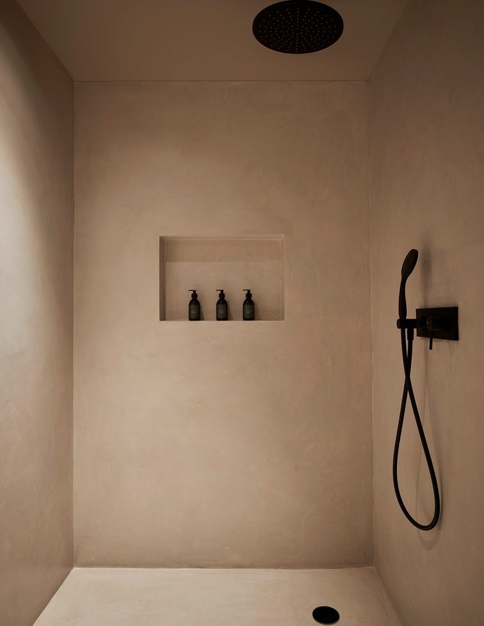 Ducha del hotel Forestis Dolomitas