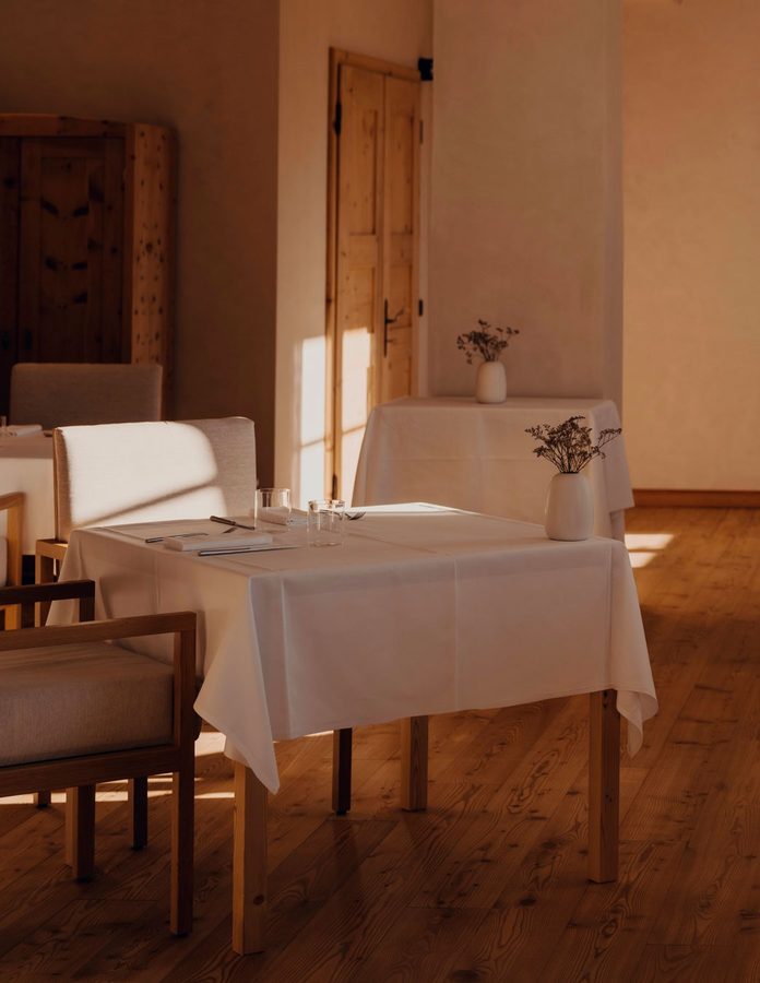 Mesa de desayuno Hotel FORESTIS Dolomitas