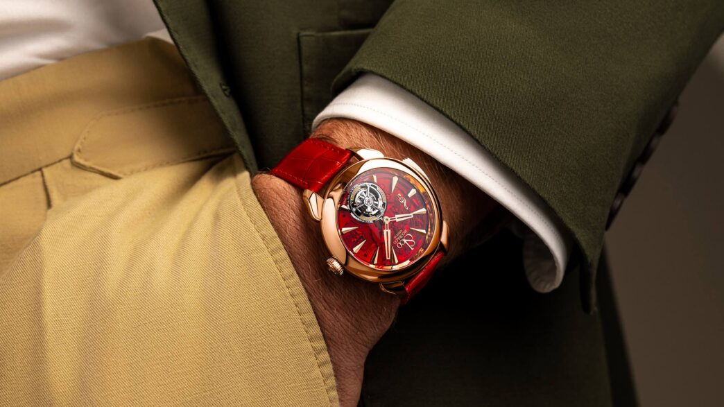 Jacob & Co. Palatial Flying Tourbillon Minute Repeater, edición 40 aniversario, en oro rosa de 18 quilates