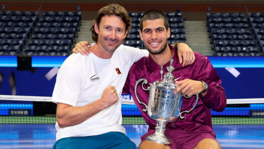 Juan Carlos Ferrero y Carlos Alcaraz 2025
