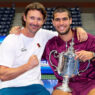 Juan Carlos Ferrero y Carlos Alcaraz 2025