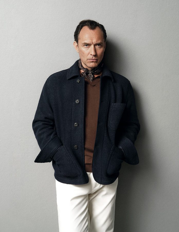 Jude Law vestido de Emidio Tucci otoño 2026