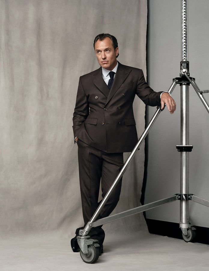 Jude Law vestido de Emidio Tucci otoño 2026