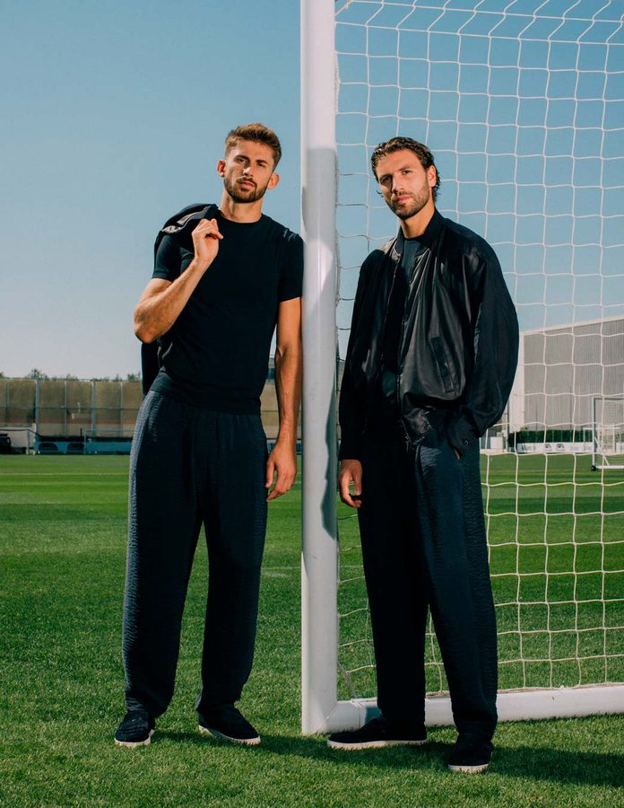 Jugadores Juventus vestuario formal Giorgio Armani temporada 2026-27