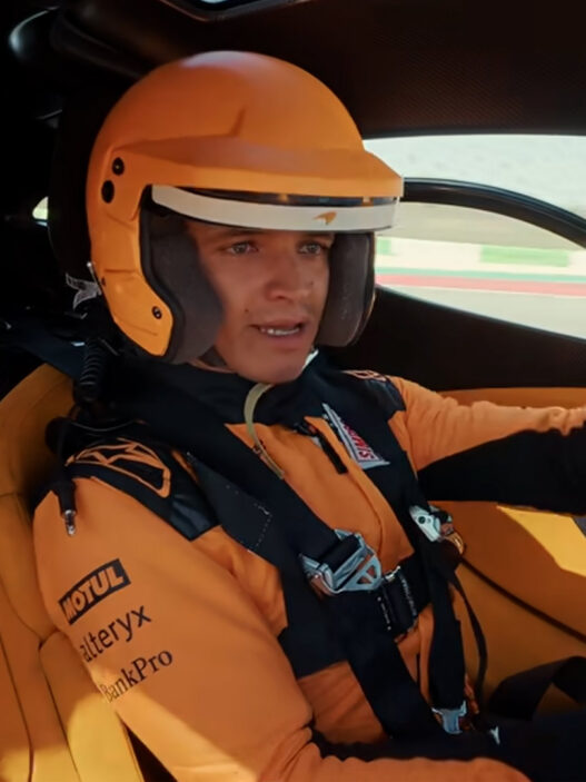 Lando Norris al volante McLaren W1
