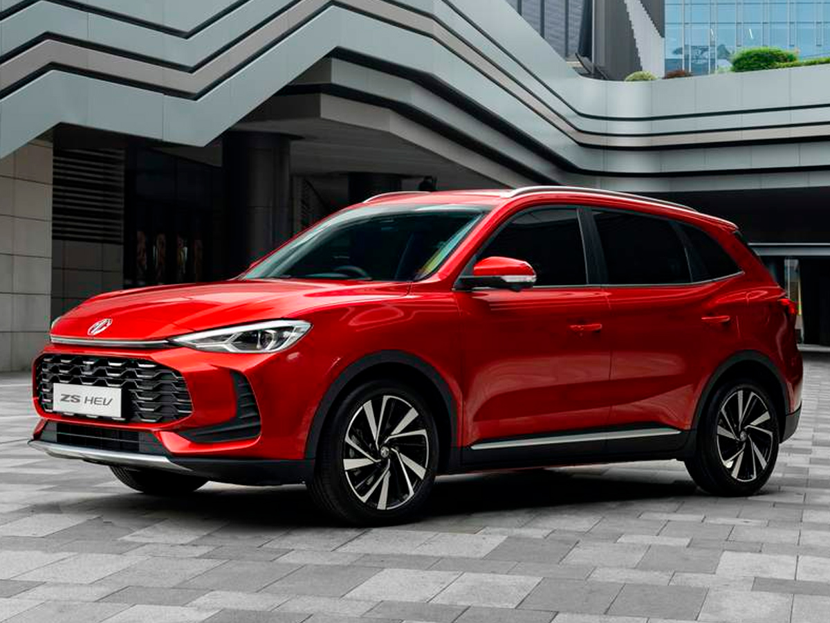 MG ZS Hybrid+ rojo uno de los mejores SUV híbridos del 2026