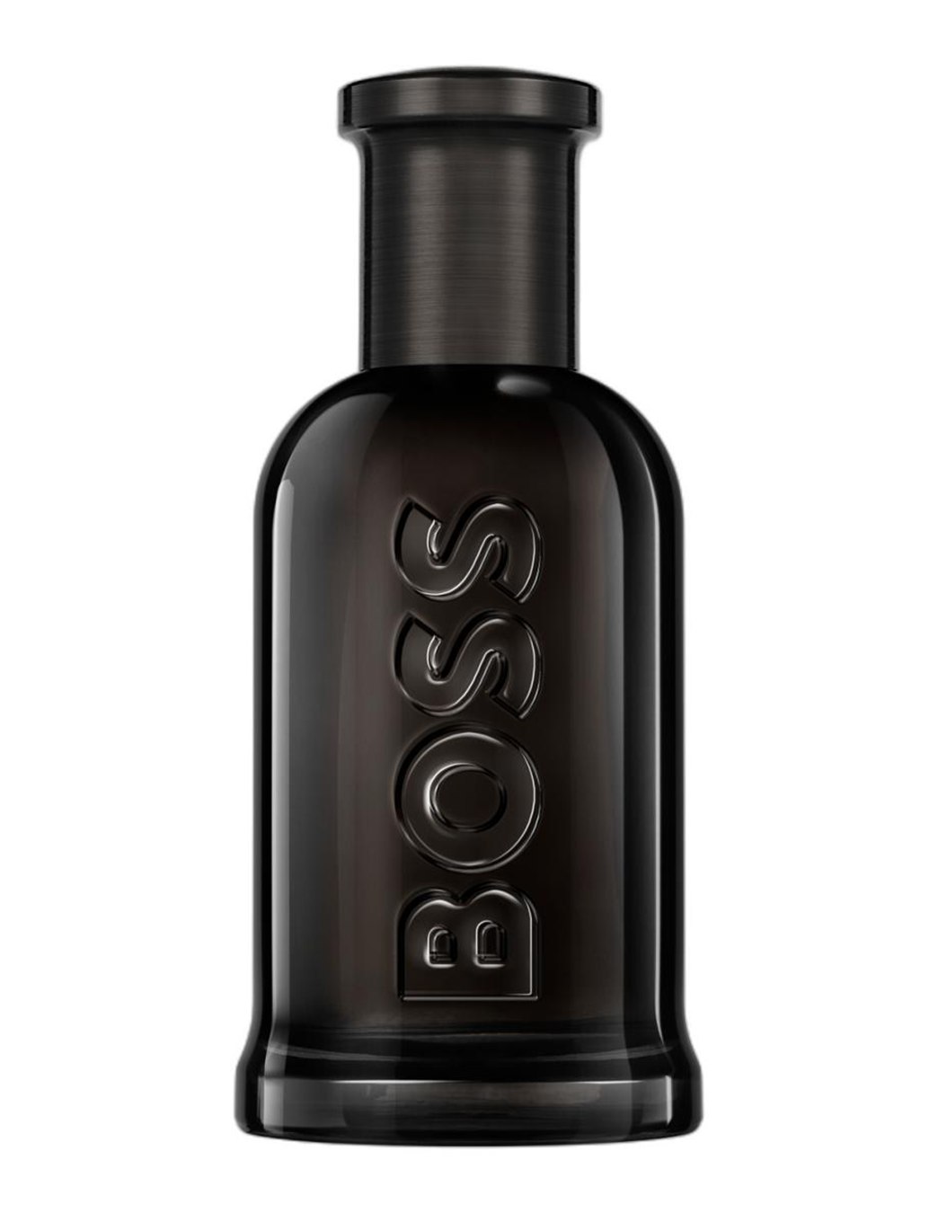 Frasco negro mate de Boss Bottled Parfum