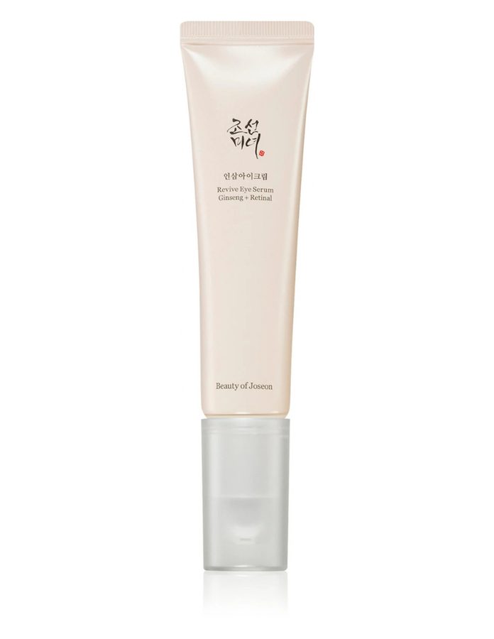 contornos de ojos para las patas de gallo en hombres Revive Eye Serum Ginseng Retinal Beauty of Joseon