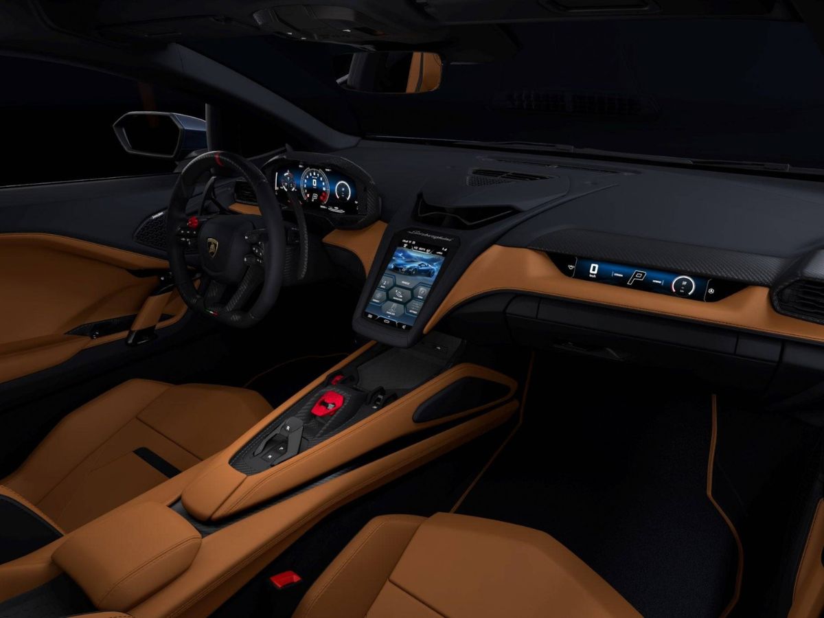 Imagen del interior del Lamborghini Temerario
