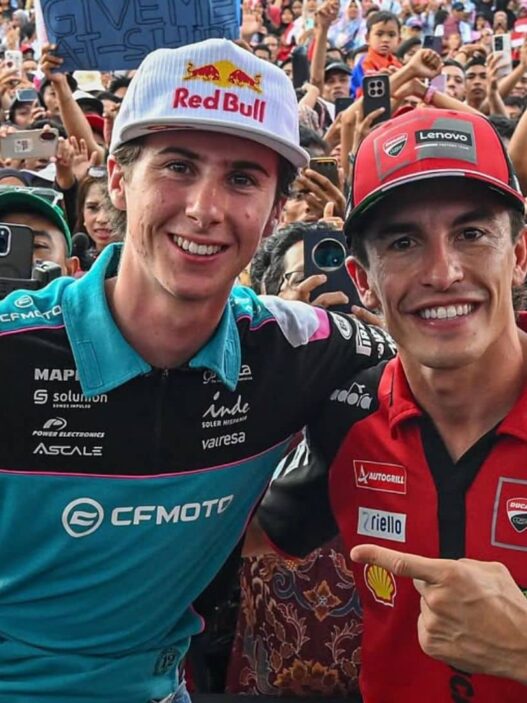Foto de Máximo Quiles con Marc Márquez