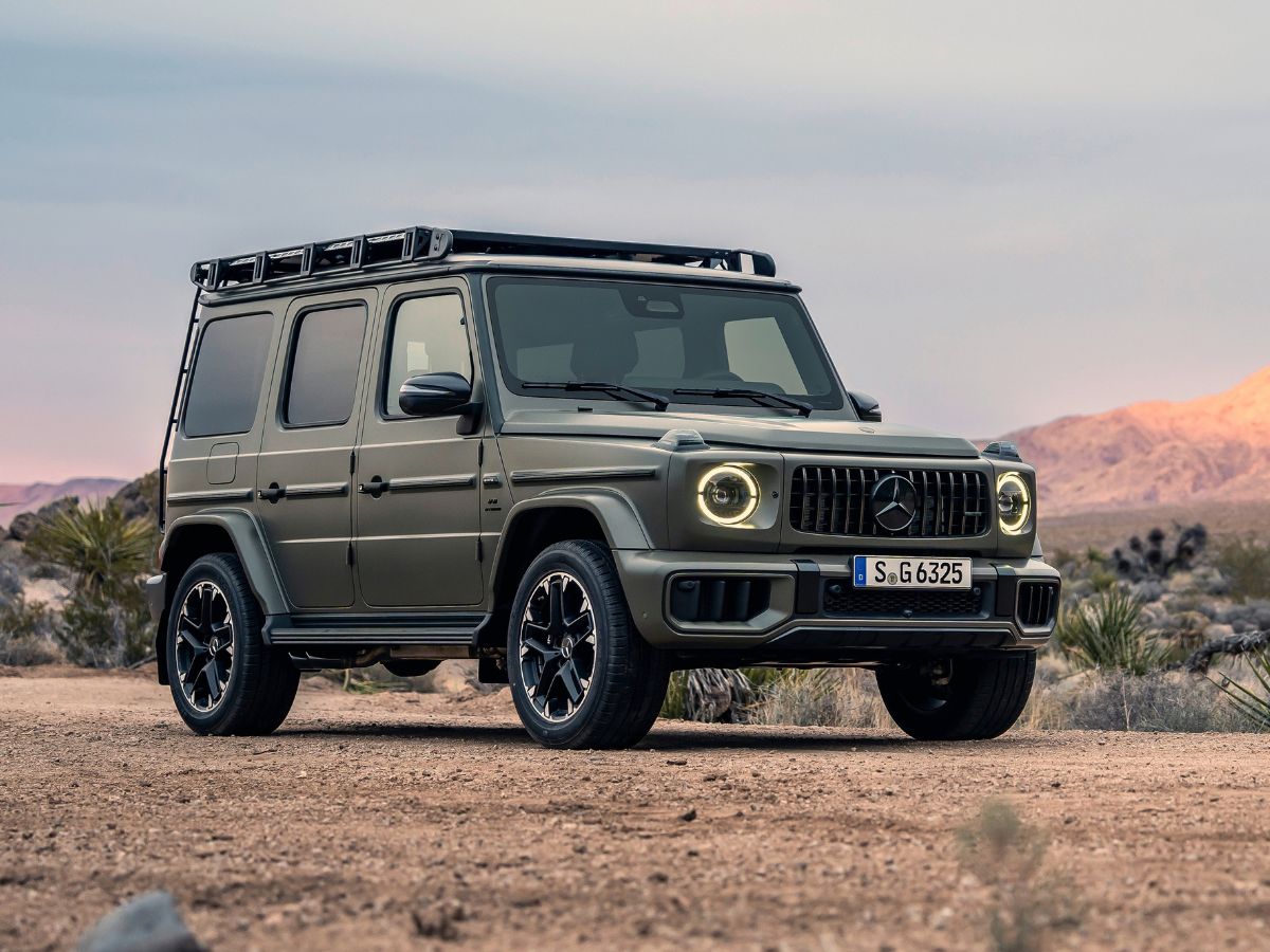 Imagen del Mercedes-AMG G 63 en el campo