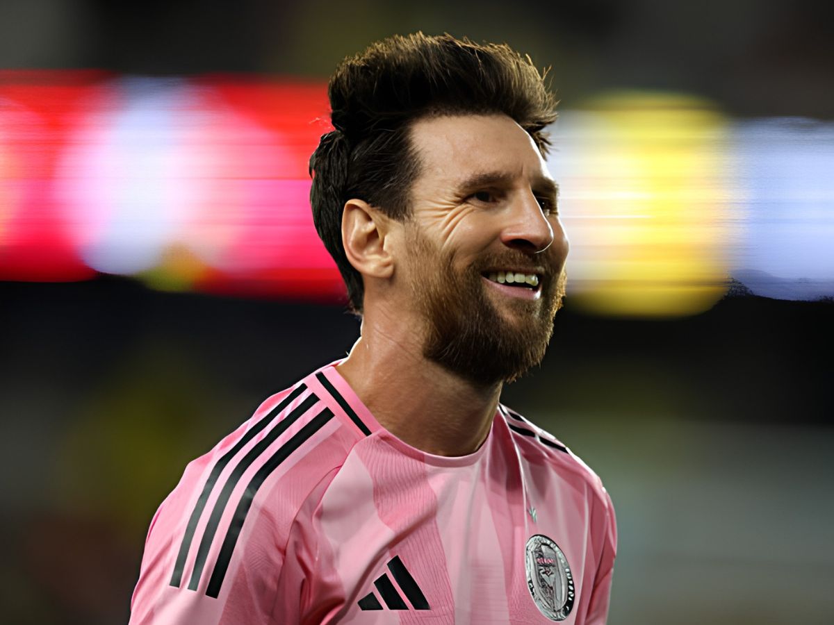 Imagen de Messi con el Inter de Miami en el partido contra Columbus Crew