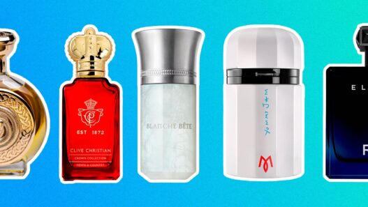 Collage de frascos de perfume para hombre poco comunes
