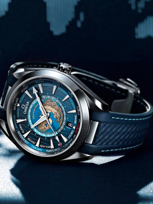 Reloj Omega Seamaster Aqua Terra 150M GMT Worldtimer 43 mm uno de los mejores relojes GMT para hombre de 2026