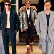 Las 5 tendencias de moda masculina que los hombres que mejor visten llevarán este otoño 2026 Collage modelos desfilando con tendencias moda otoño 2026
