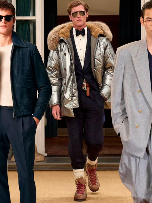 Collage modelos desfilando con tendencias moda otoño 2026