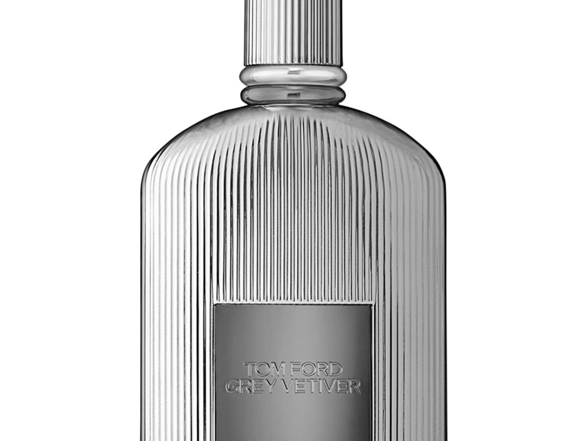 Tom Ford Grey Vetiver Eau de Parfum, frasco gris de la colección Signature